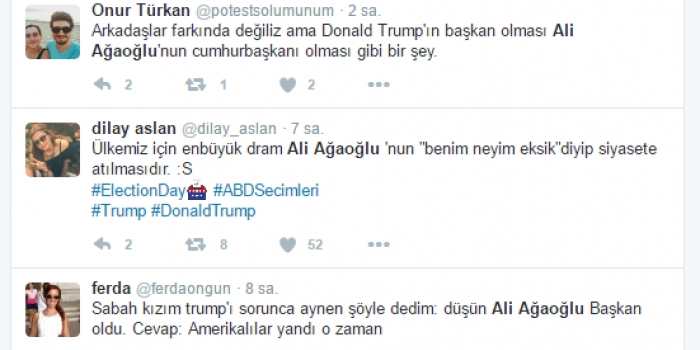 Trump Başkan oldu, Twitter'i Ağaoğlu salladı