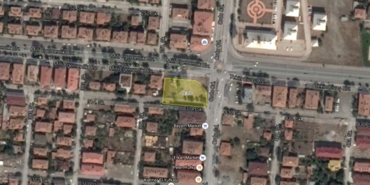 Erzincan Belediyesi'nden satılık arsa 
