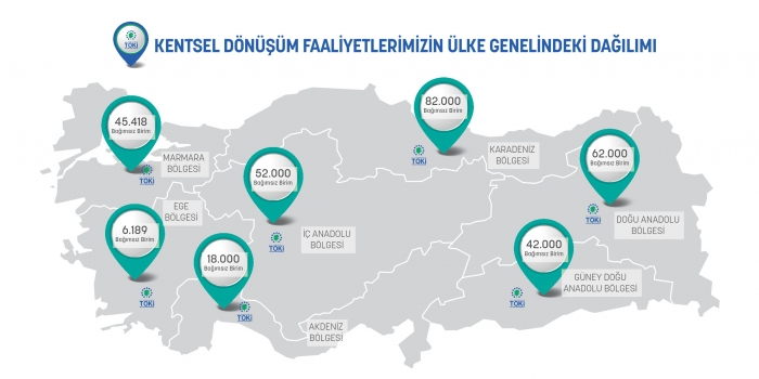 TOKİ'den dev kentsel dönüşüm atağı