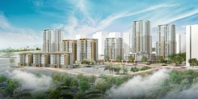 Ispartakule Toplu Konut Projesi'nde çalışmalar başladı