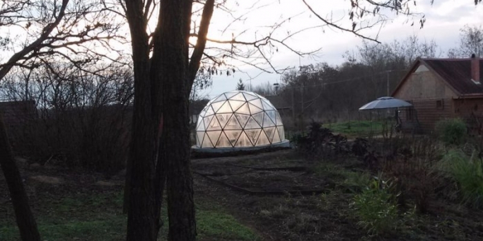 Rüzgar ve depreme dayanıklı biodome evler