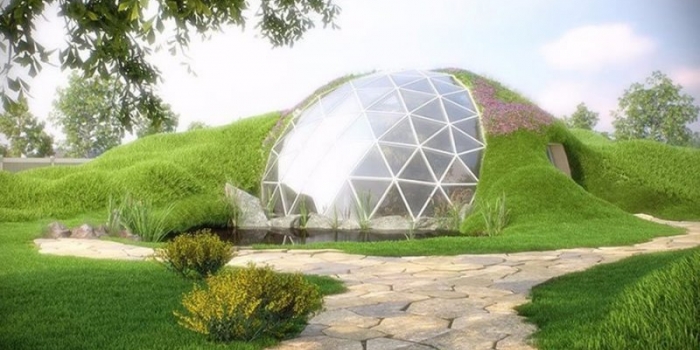 Rüzgar ve depreme dayanıklı biodome evler