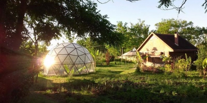 Rüzgar ve depreme dayanıklı biodome evler