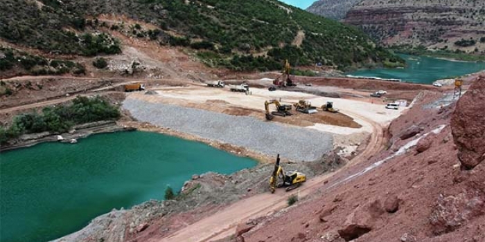 Silvan Barajı'nın yüzde 70'i tamamlandı