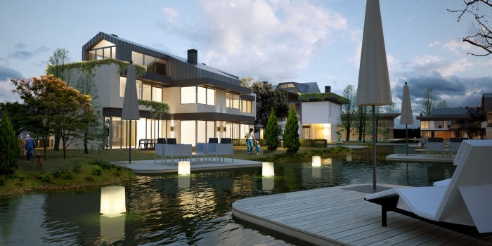 Iglo Architects’ten Su Kenarında Yaşam Önerisi: ÖMERLİ PARK EVLERİ