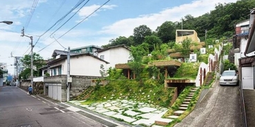 Japon mimardan mini yeşil site 