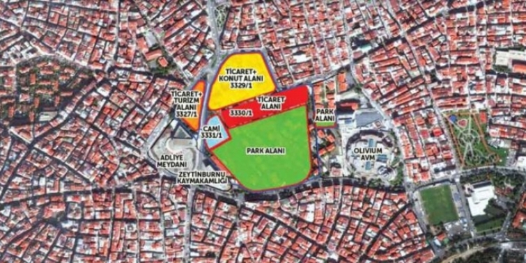 Zeytinburnu Beştelsiz arsası için dev teklif