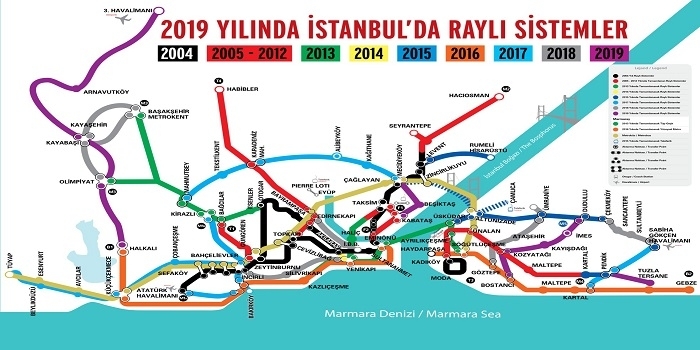 2019 yılında İstanbul'da raylı sistemler nasıl olacak? 