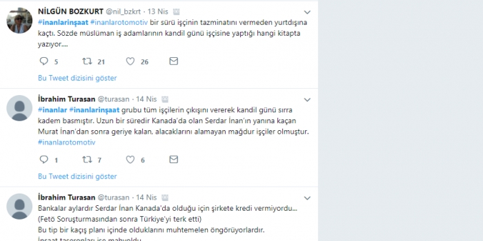 İnşaat devi kaçtı, twitter'dan iflasını istedi