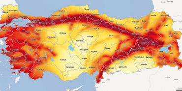 Türkiye Deprem Bölgeleri Haritası!