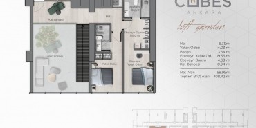 Cubes Ankara Kat ve Daire Plan Resimleri-12