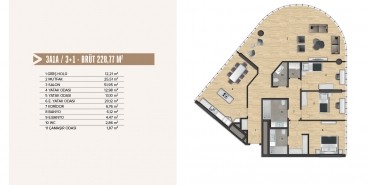 Yenitepe Kadıköy Kat ve Daire Plan Resimleri-17