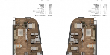 Ons İncek Residence Kat ve Daire Plan Resimleri-1