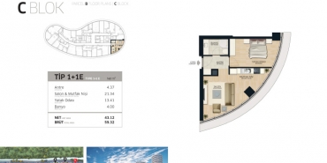 Concord İstanbul Kat ve Daire Plan Resimleri-15