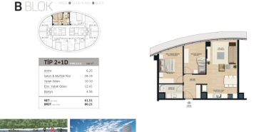 Concord İstanbul Kat ve Daire Plan Resimleri-12