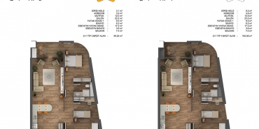 Ons İncek Residence Kat ve Daire Plan Resimleri-2