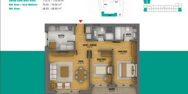 3S Firuze Konakları Kat ve Daire Plan Resimleri-8