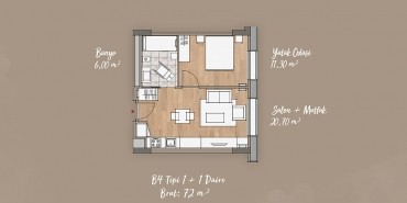 Antwell Life Care Residence Kat ve Daire Plan Resimleri-6