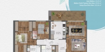 Yeniköy Konakları Kat ve Daire Plan Resimleri-6