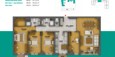 3S Firuze Konakları Kat ve Daire Plan Resimleri-31