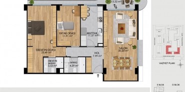 Demir Country Kat ve Daire Plan Resimleri-15