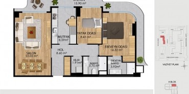 Demir Country Kat ve Daire Plan Resimleri-22