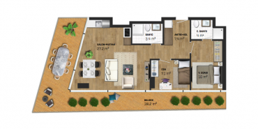 Nivo İstanbul Kat ve Daire Plan Resimleri-6