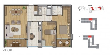 Strada Bahçeşehir Kat ve Daire Plan Resimleri-38