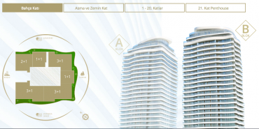 Acar Blu Rezidans Kat ve Daire Plan Resimleri-5