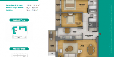 3S Firuze Konakları Kat ve Daire Plan Resimleri-19