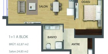 Konakkale West Kat ve Daire Plan Resimleri-2