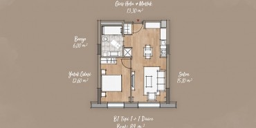 Antwell Life Care Residence Kat ve Daire Plan Resimleri-4