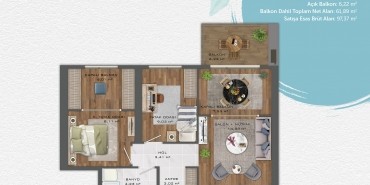 Yeniköy Konakları Kat ve Daire Plan Resimleri-8