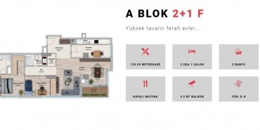 Narlı Bahçe Evleri Kat ve Daire Plan Resimleri-6