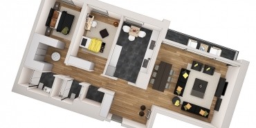 Bulvar Loft Kat ve Daire Plan Resimleri-9