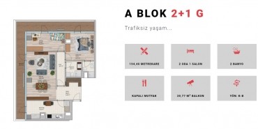 Narlı Bahçe Evleri Kat ve Daire Plan Resimleri-7