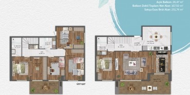 Yeniköy Konakları Kat ve Daire Plan Resimleri-18