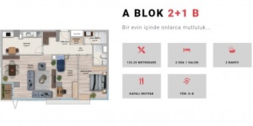 Narlı Bahçe Evleri Kat ve Daire Plan Resimleri-2