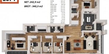 Bulvar Loft Kat ve Daire Plan Resimleri-16