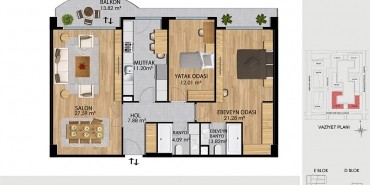 Demir Country Kat ve Daire Plan Resimleri-16