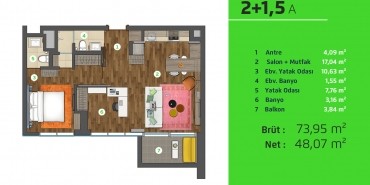 Dky On Kağıthane Kat ve Daire Plan Resimleri-7