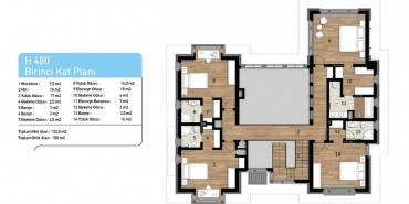 Ormanada Zekeriyaköy Kat ve Daire Plan Resimleri-4