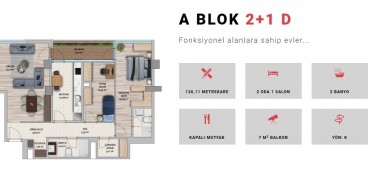 Narlı Bahçe Evleri Kat ve Daire Plan Resimleri-4