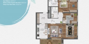 Yeniköy Konakları Kat ve Daire Plan Resimleri-3