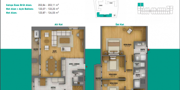 3S Firuze Konakları Kat ve Daire Plan Resimleri-13