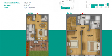 3S Firuze Konakları Kat ve Daire Plan Resimleri-9