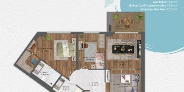 Yeniköy Konakları Kat ve Daire Plan Resimleri-4