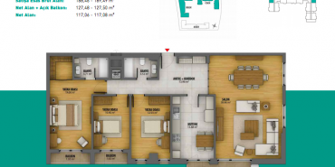 3S Firuze Konakları Kat ve Daire Plan Resimleri-28