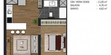 Avrupark Bahçekent Kat ve Daire Plan Resimleri-2