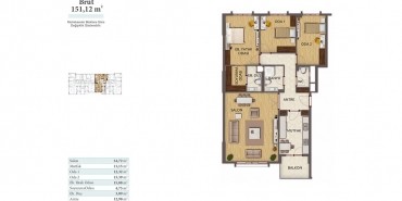 Konakkale West Kat ve Daire Plan Resimleri-4